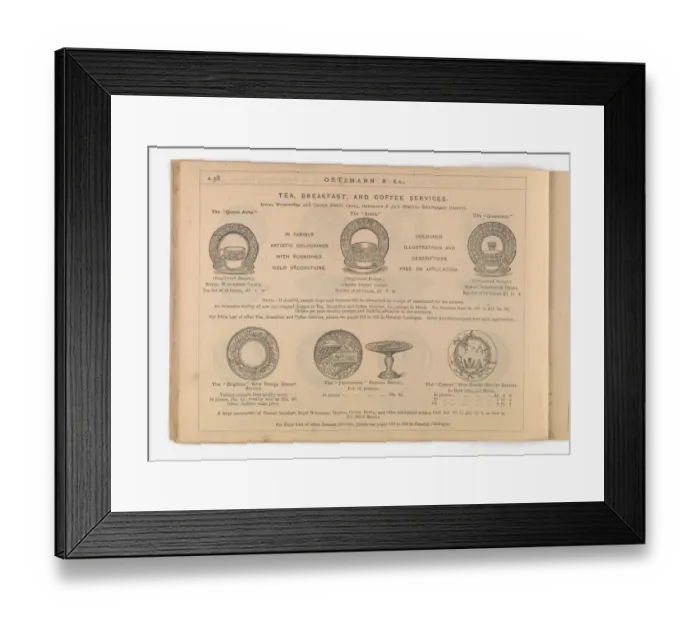 Framed Print : Page from Utility and Art Framed Print : Page from Utility and Art