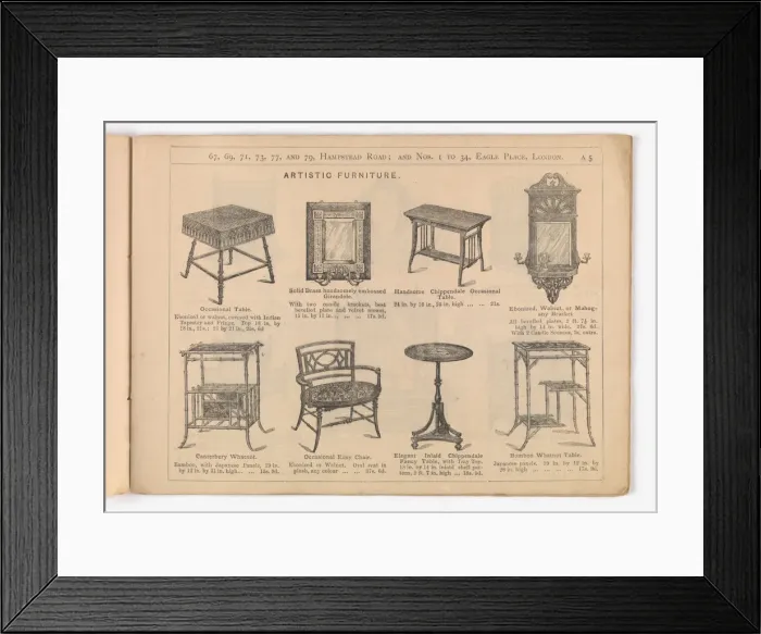 Framed Print : Page from Utility and Art Framed Print : Page from Utility and Art