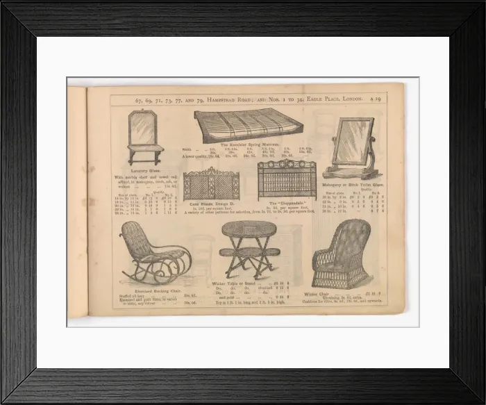 Framed Print : Page from Utility and Art Framed Print : Page from Utility and Art