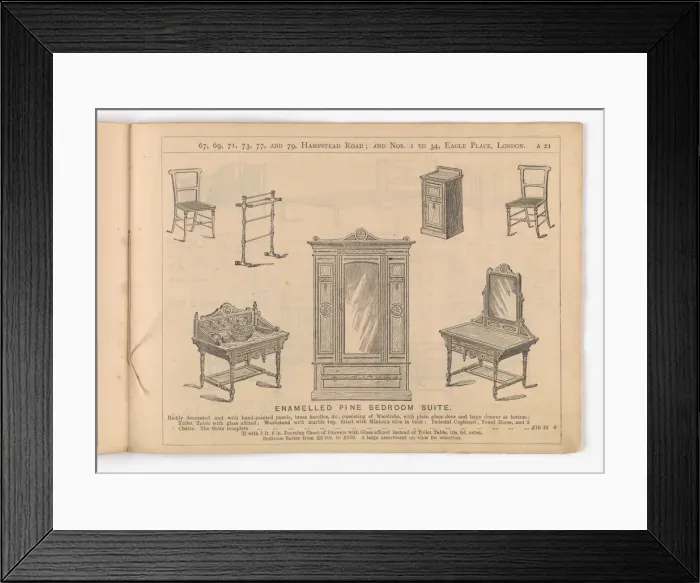 Framed Print : Page from Utility and Art Framed Print : Page from Utility and Art