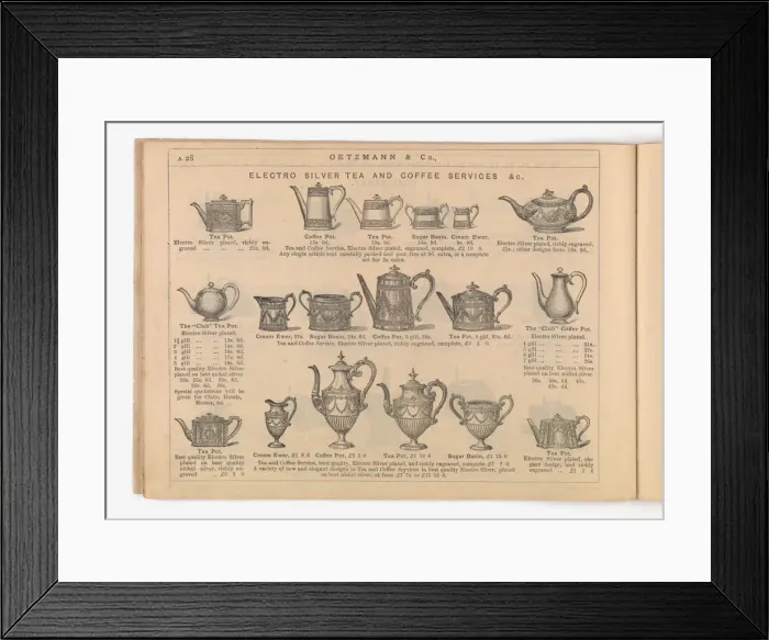 Framed Print : Page from Utility and Art Framed Print : Page from Utility and Art