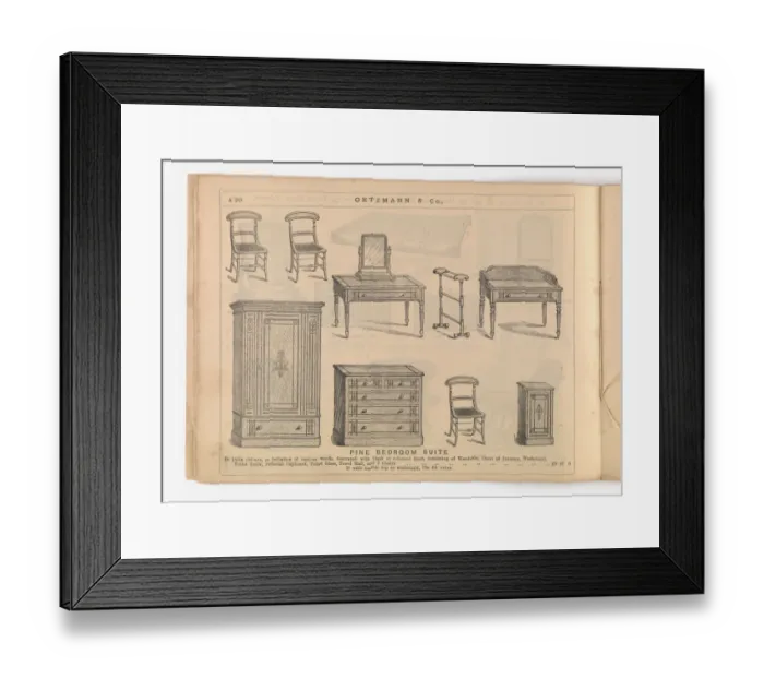 Framed Print : Page from Utility and Art Framed Print : Page from Utility and Art