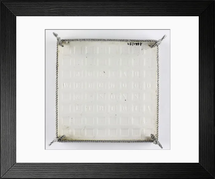 Framed Print : Teapot stand, reverse Framed Print : Teapot stand, reverse