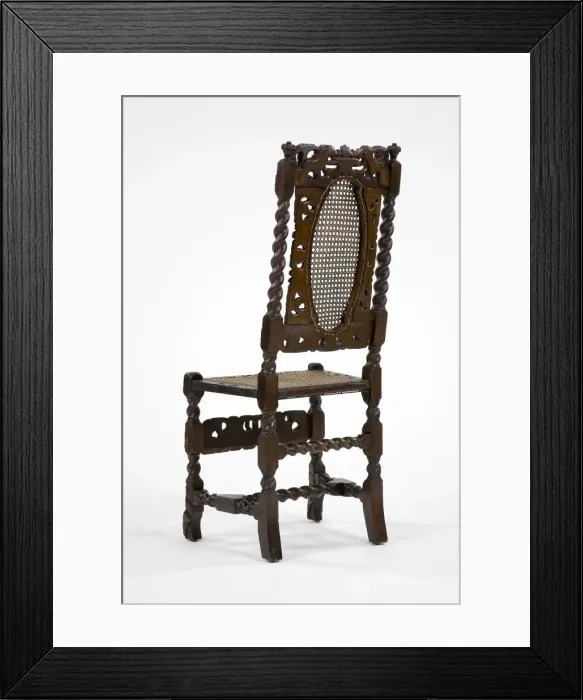 Framed Print : Caned chair Framed Print : Caned chair