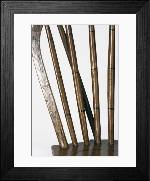 Framed Print : Windsor side chair with hoop back, detail Framed Print : Windsor side chair with hoop back, detail