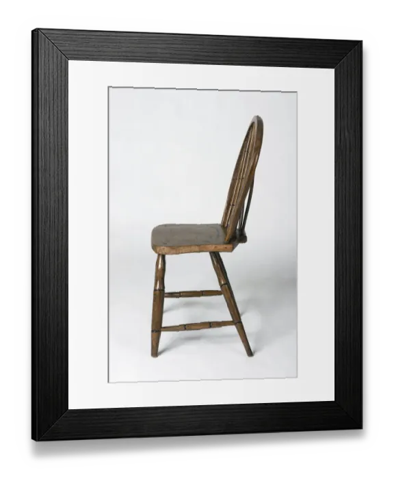 Framed Print : Windsor side chair with hoop back Framed Print : Windsor side chair with hoop back