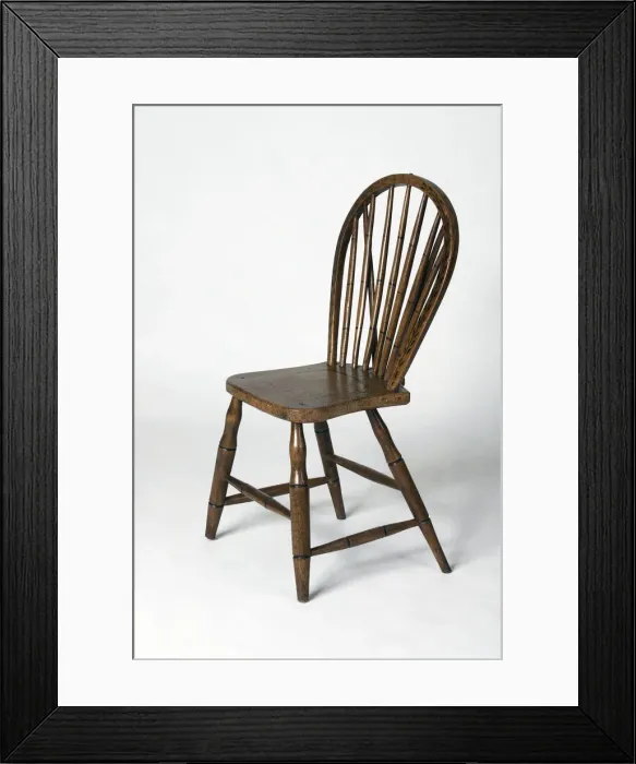 Framed Print : Windsor side chair with hoop back Framed Print : Windsor side chair with hoop back