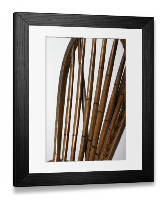 Framed Print : Windsor side chair with hoop back, detail Framed Print : Windsor side chair with hoop back, detail