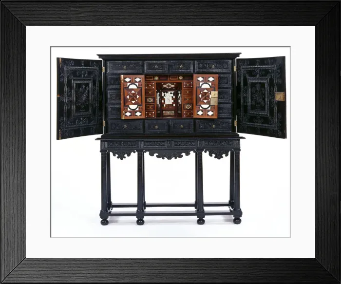 Framed Print : Cabinet on stand Framed Print : Cabinet on stand