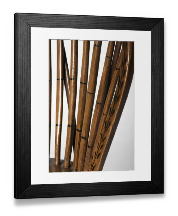 Framed Print : Windsor side chair with hoop back, detail Framed Print : Windsor side chair with hoop back, detail
