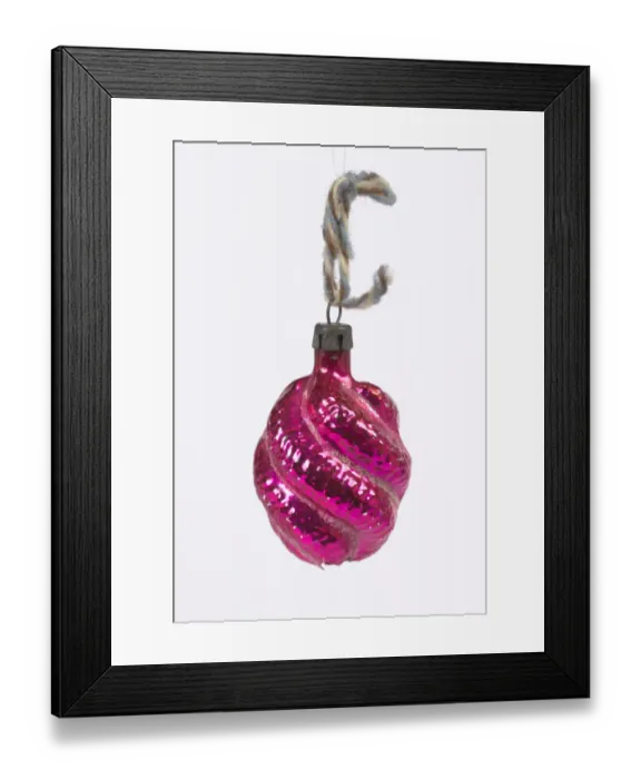 Framed Print : Christmas tree bauble Framed Print : Christmas tree bauble