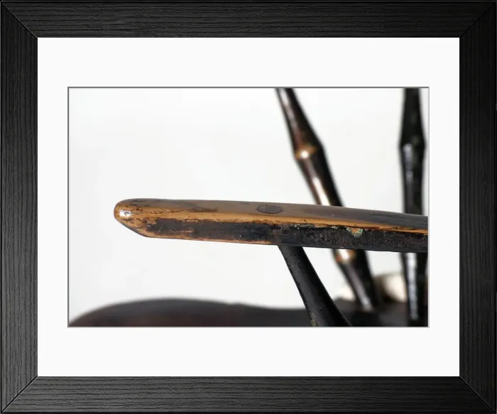 Framed Print : Windsor armchair, detail Framed Print : Windsor armchair, detail