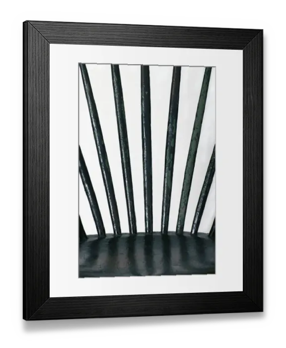 Framed Print : Windsor armchair, detail Framed Print : Windsor armchair, detail