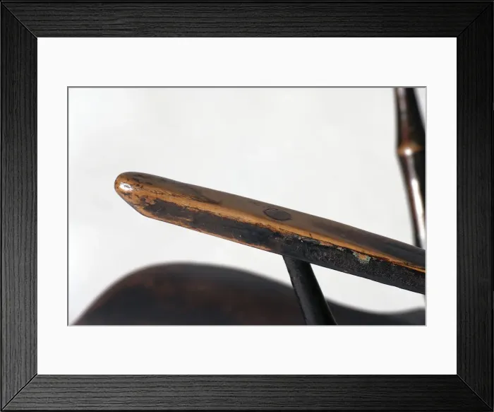 Framed Print : Windsor armchair, detail
