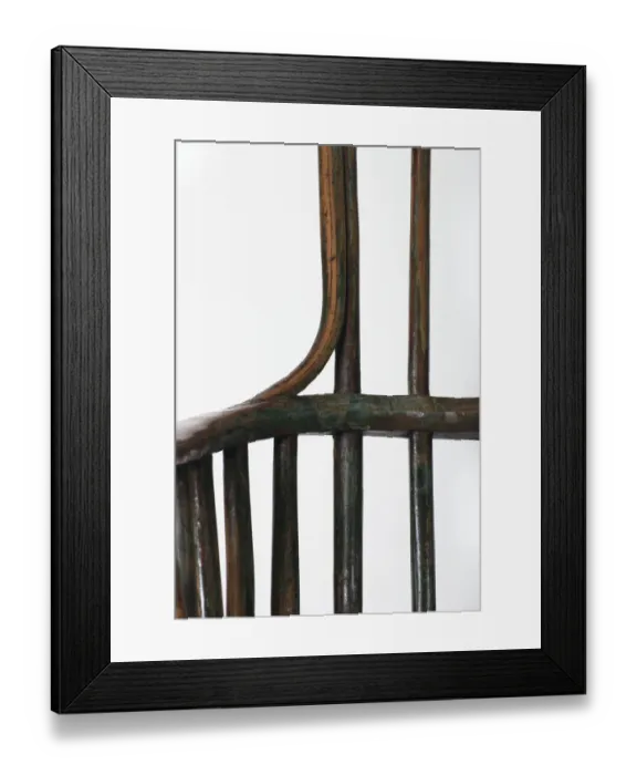 Framed Print : Windsor armchair, detail Framed Print : Windsor armchair, detail