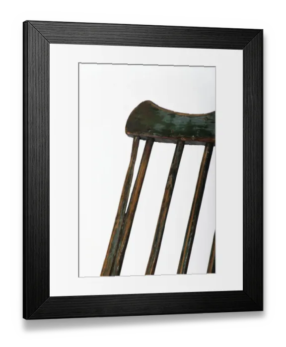 Framed Print : Windsor armchair, detail Framed Print : Windsor armchair, detail