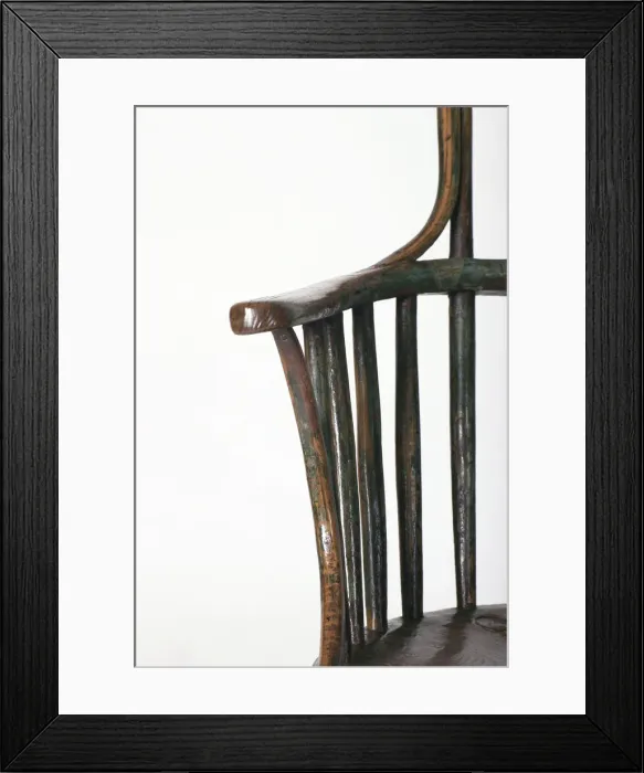 Framed Print : Windsor armchair, detail Framed Print : Windsor armchair, detail