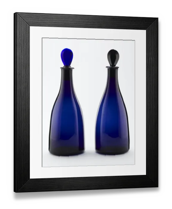 Framed Print : A pair of decanters Framed Print : A pair of decanters