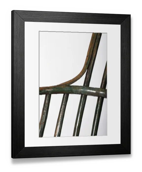 Framed Print : Windsor armchair, detail Framed Print : Windsor armchair, detail