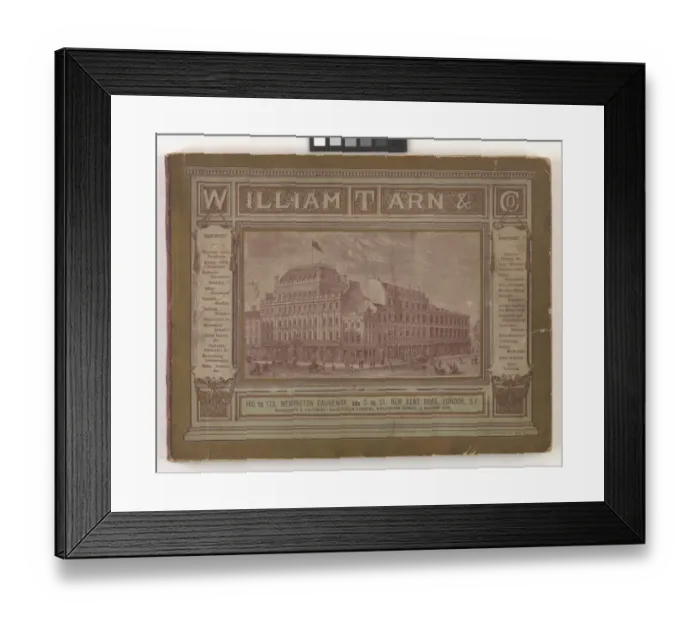 Framed Print : Page from William Tarn and Co.s Illustrated Catalogue: wit Framed Print : Page from William Tarn and Co.s Illustrated Catalogue: wit