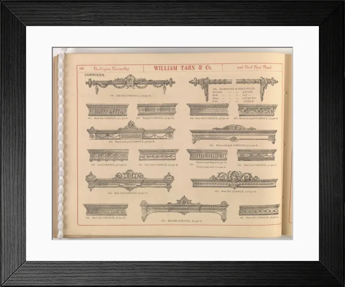 Framed Print : Page from William Tarn and Co.s Illustrated Catalogue: wit Framed Print : Page from William Tarn and Co.s Illustrated Catalogue: wit