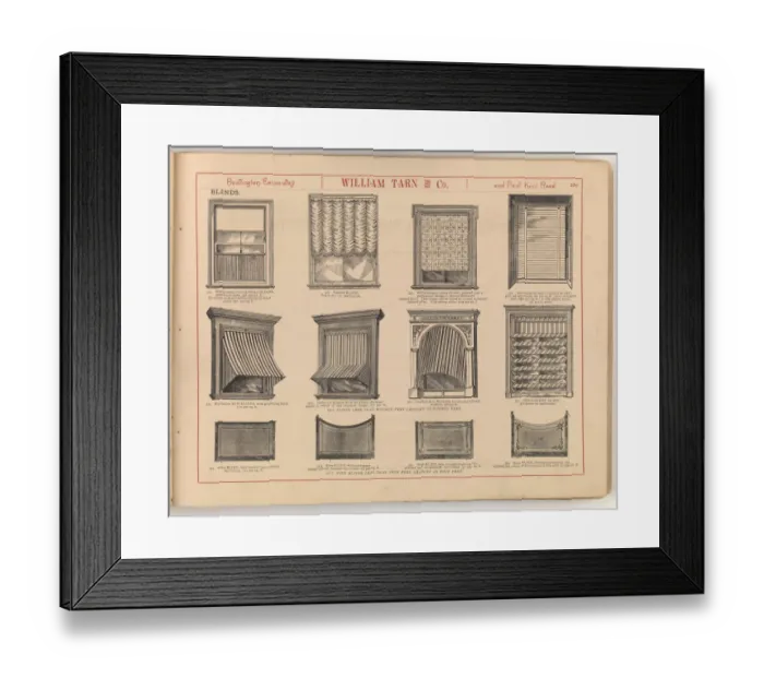 Framed Print : Page from William Tarn and Co.s Illustrated Catalogue: wit Framed Print : Page from William Tarn and Co.s Illustrated Catalogue: wit