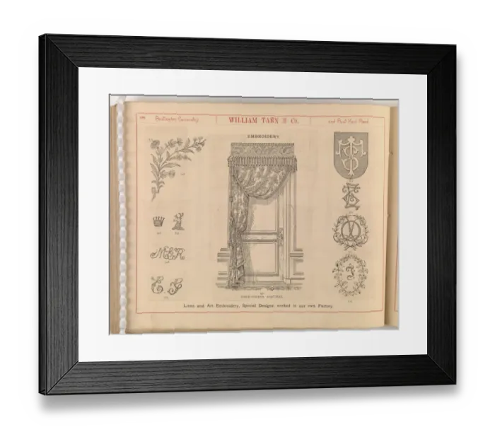 Framed Print : Page from William Tarn and Co.s Illustrated Catalogue: wit Framed Print : Page from William Tarn and Co.s Illustrated Catalogue: wit