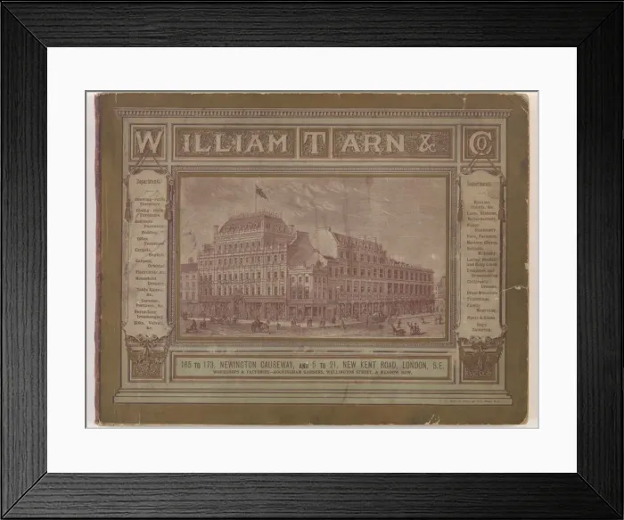 Framed Print : Page from William Tarn and Co.s Illustrated Catalogue: wit Framed Print : Page from William Tarn and Co.s Illustrated Catalogue: wit
