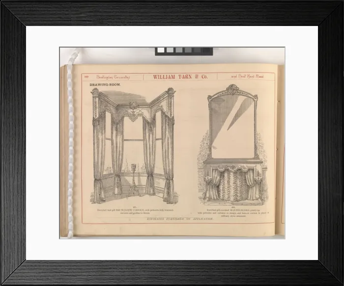 Framed Print : Page from William Tarn and Co.s Illustrated Catalogue: wit Framed Print : Page from William Tarn and Co.s Illustrated Catalogue: wit