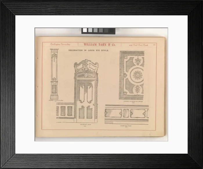 Framed Print : Page from William Tarn and Co.s Illustrated Catalogue: wit Framed Print : Page from William Tarn and Co.s Illustrated Catalogue: wit
