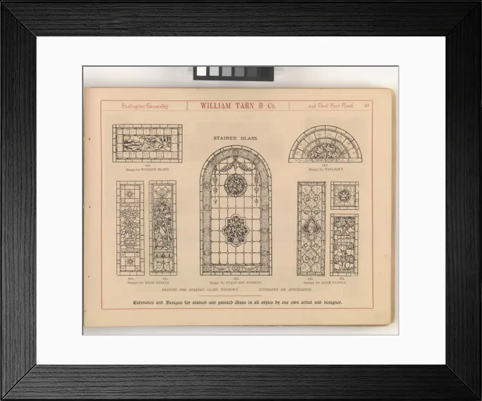 Framed Print : Page from William Tarn and Co.s Illustrated Catalogue: wit
