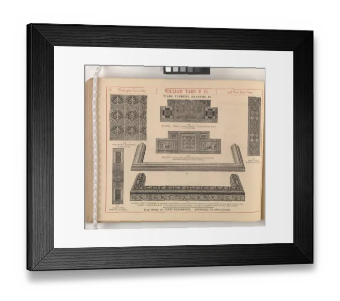 Framed Print : Page from William Tarn and Co.s Illustrated Catalogue: wit Framed Print : Page from William Tarn and Co.s Illustrated Catalogue: wit