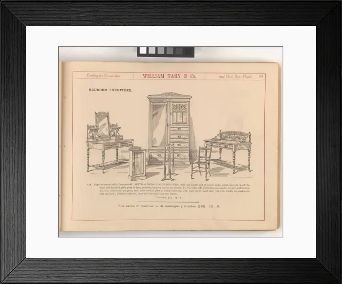 Framed Print : Page from William Tarn and Co.s Illustrated Catalogue: wit Framed Print : Page from William Tarn and Co.s Illustrated Catalogue: wit