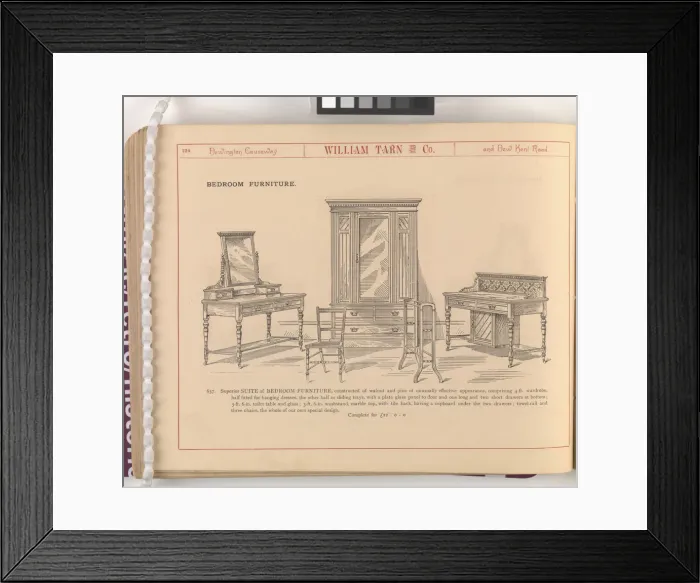 Framed Print : Page from William Tarn and Co.s Illustrated Catalogue: wit Framed Print : Page from William Tarn and Co.s Illustrated Catalogue: wit