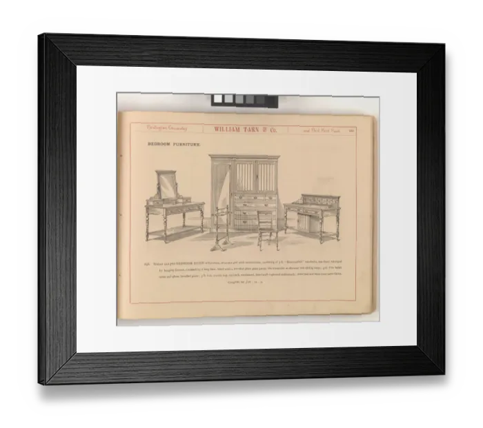 Framed Print : Page from William Tarn and Co.s Illustrated Catalogue: wit Framed Print : Page from William Tarn and Co.s Illustrated Catalogue: wit