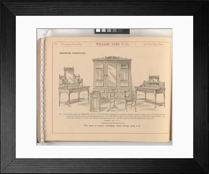 Framed Print : Page from William Tarn and Co.s Illustrated Catalogue: wit Framed Print : Page from William Tarn and Co.s Illustrated Catalogue: wit