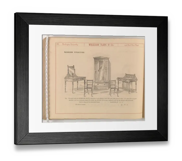 Framed Print : Page from William Tarn and Co.s Illustrated Catalogue: wit Framed Print : Page from William Tarn and Co.s Illustrated Catalogue: wit