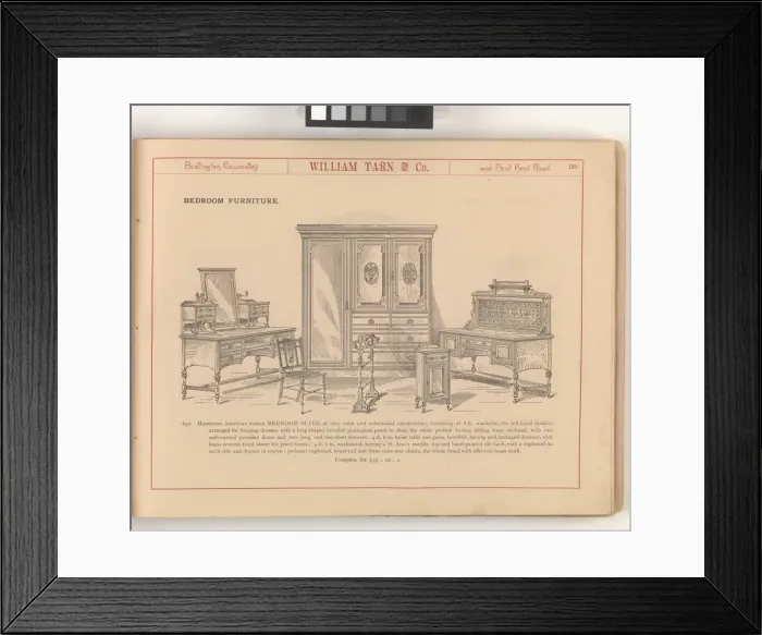 Framed Print : Page from William Tarn and Co.s Illustrated Catalogue: wit Framed Print : Page from William Tarn and Co.s Illustrated Catalogue: wit