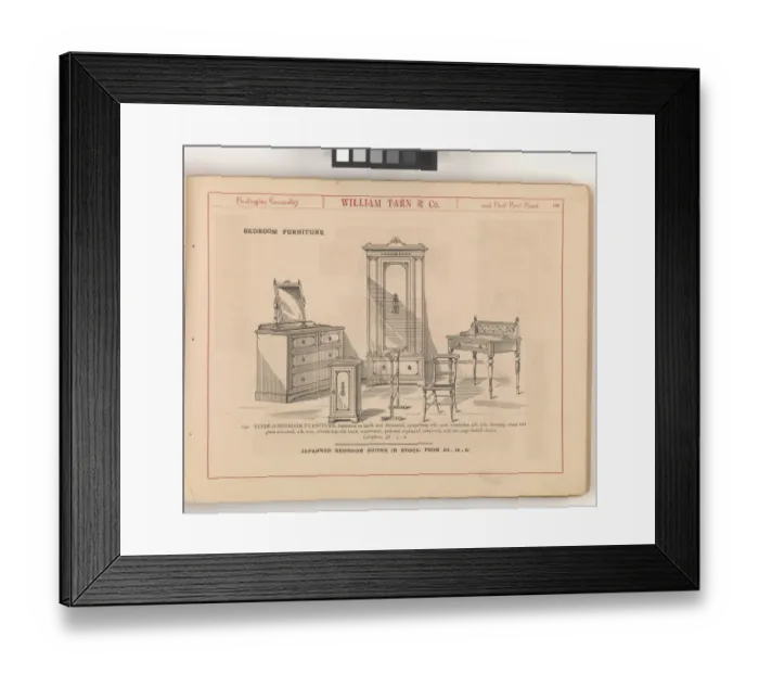 Framed Print : Page from William Tarn and Co.s Illustrated Catalogue: wit Framed Print : Page from William Tarn and Co.s Illustrated Catalogue: wit