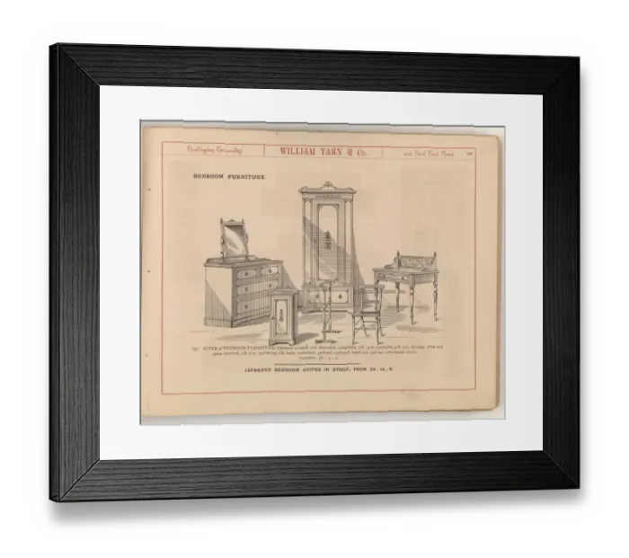 Framed Print : Page from William Tarn and Co.s Illustrated Catalogue: wit Framed Print : Page from William Tarn and Co.s Illustrated Catalogue: wit