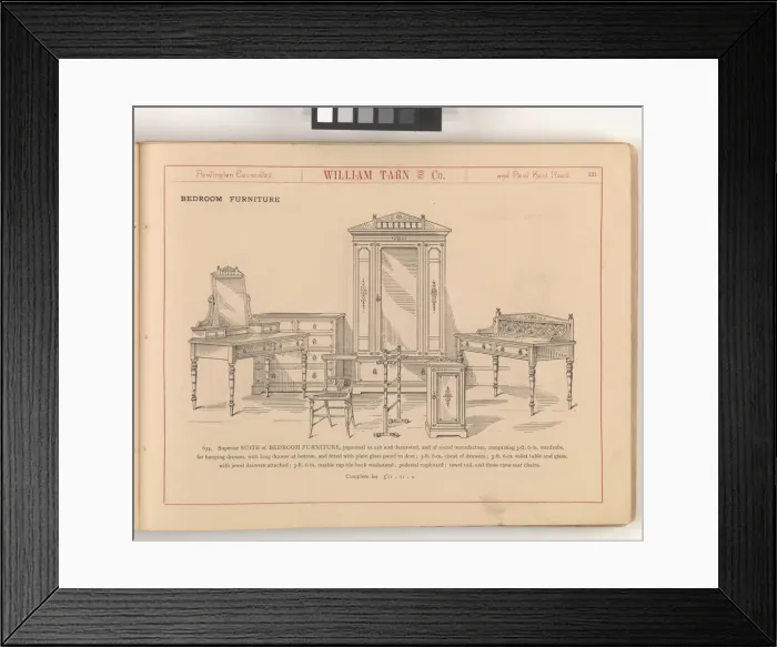 Framed Print : Page from William Tarn and Co.s Illustrated Catalogue: wit Framed Print : Page from William Tarn and Co.s Illustrated Catalogue: wit