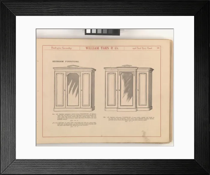 Framed Print : Page from William Tarn and Co.s Illustrated Catalogue: wit Framed Print : Page from William Tarn and Co.s Illustrated Catalogue: wit
