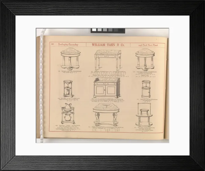 Framed Print : Page from William Tarn and Co.s Illustrated Catalogue: wit Framed Print : Page from William Tarn and Co.s Illustrated Catalogue: wit