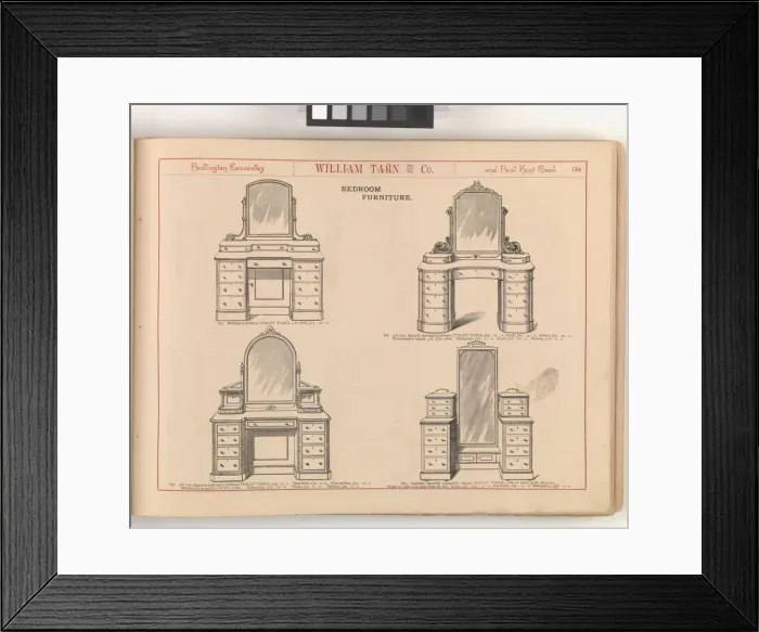 Framed Print : Page from William Tarn and Co.s Illustrated Catalogue: wit Framed Print : Page from William Tarn and Co.s Illustrated Catalogue: wit
