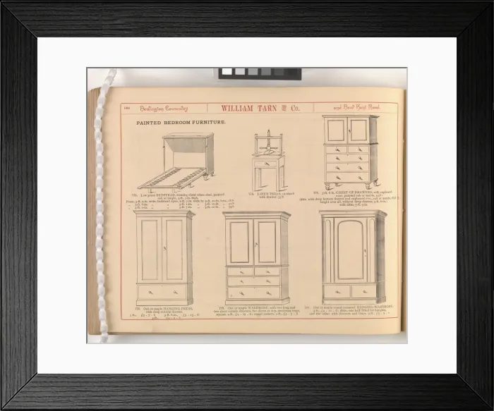 Framed Print : Page from William Tarn and Co.s Illustrated Catalogue: wit Framed Print : Page from William Tarn and Co.s Illustrated Catalogue: wit