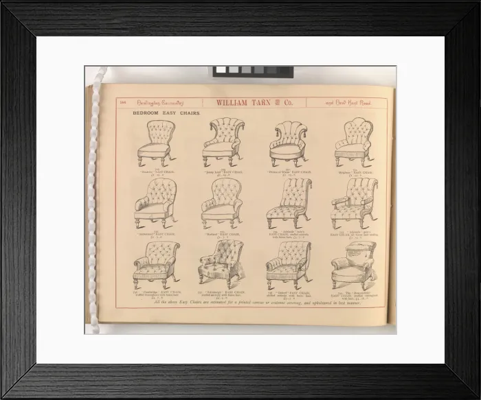 Framed Print : Page from William Tarn and Co.s Illustrated Catalogue: wit Framed Print : Page from William Tarn and Co.s Illustrated Catalogue: wit