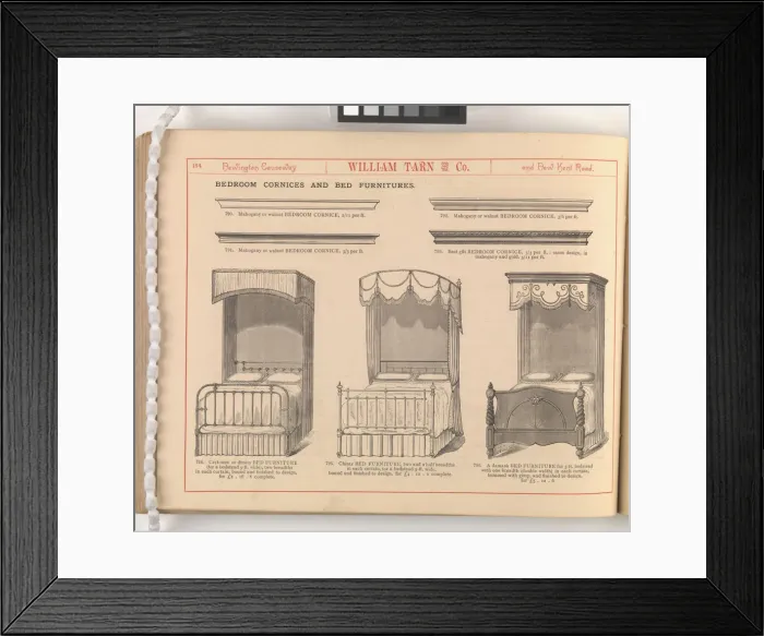 Framed Print : Page from William Tarn and Co.s Illustrated Catalogue: wit Framed Print : Page from William Tarn and Co.s Illustrated Catalogue: wit