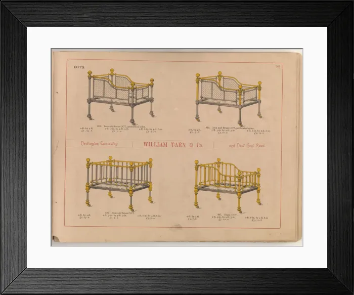 Framed Print : Page from William Tarn and Co.s Illustrated Catalogue: wit Framed Print : Page from William Tarn and Co.s Illustrated Catalogue: wit