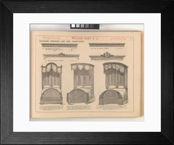 Framed Print : Page from William Tarn and Co.s Illustrated Catalogue: wit Framed Print : Page from William Tarn and Co.s Illustrated Catalogue: wit