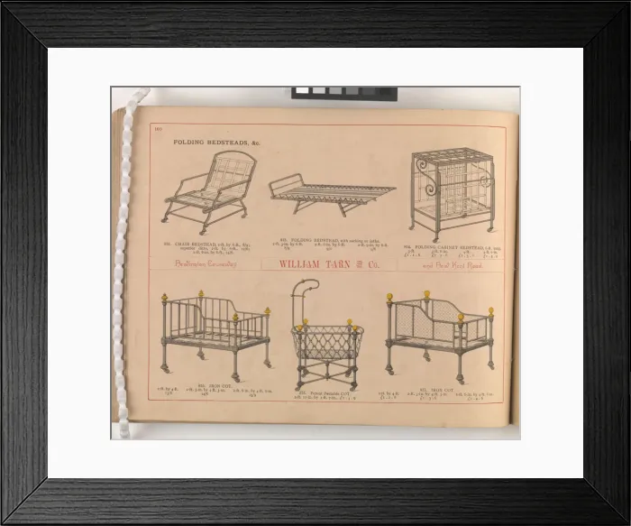 Framed Print : Page from William Tarn and Co.s Illustrated Catalogue: wit Framed Print : Page from William Tarn and Co.s Illustrated Catalogue: wit